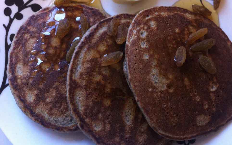  طرز تهیه پنکیک با گندم سیاه 