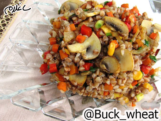 سالاد رژیمی &laquo; گندم سیاه &raquo; 